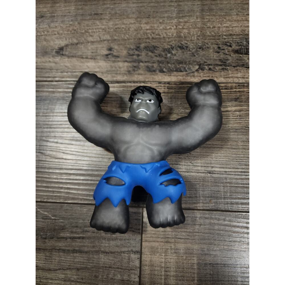 Gray stretchy Incredible Hulk Figure b4